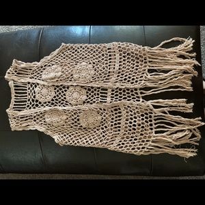 Crocheted vest